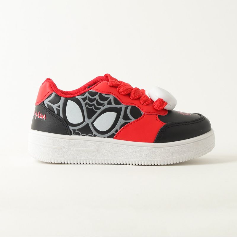 MARVEL - Zapatilla Con Luces Niño Spiderman Red Touch Negro Marvel