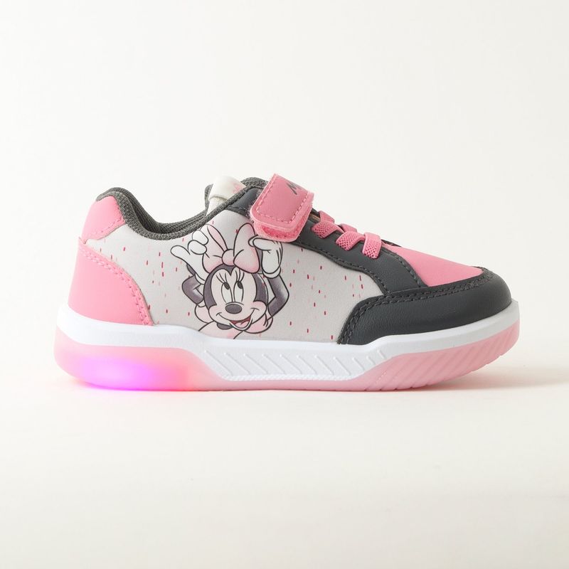 DISNEY - Zapatilla Con Luces Niña Minnie Candied Rosado Disney