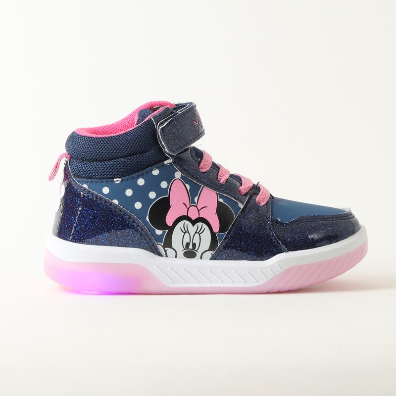 DISNEY - Zapatilla Con Luces Niña Minnie Spying Azul Disney