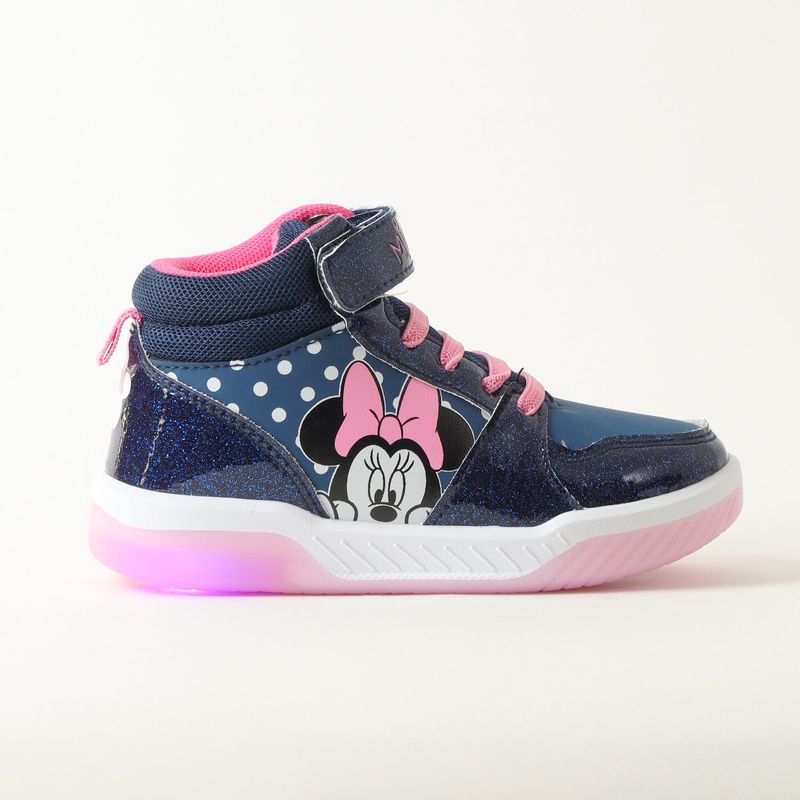 DISNEY - Zapatilla Con Luces Niña Minnie Spying Azul Disney