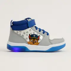 PAW PATROL - Zapatilla Con Luces Niño Chase Paws Azul