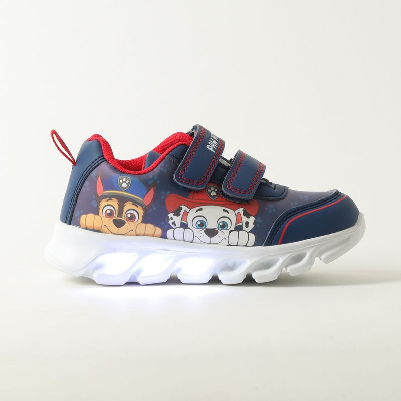 PAW PATROL - Zapatilla Con Luces Niño Duo Paws Azul Paw Patrol