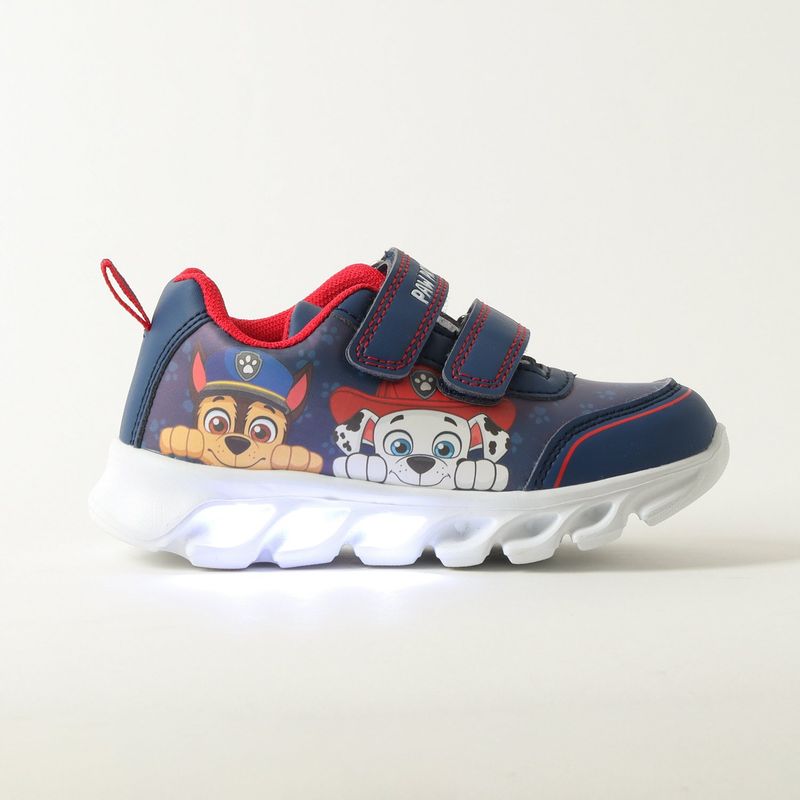 PAW PATROL - Zapatilla Con Luces Niño Duo Paws Azul Paw Patrol