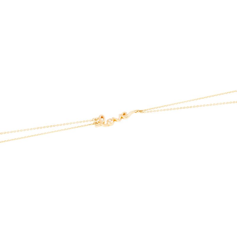 JB JOYAS BARON - Pulsera Oro Amarillo 18kt Tipo Anillo Love Diamante 1 Pts
