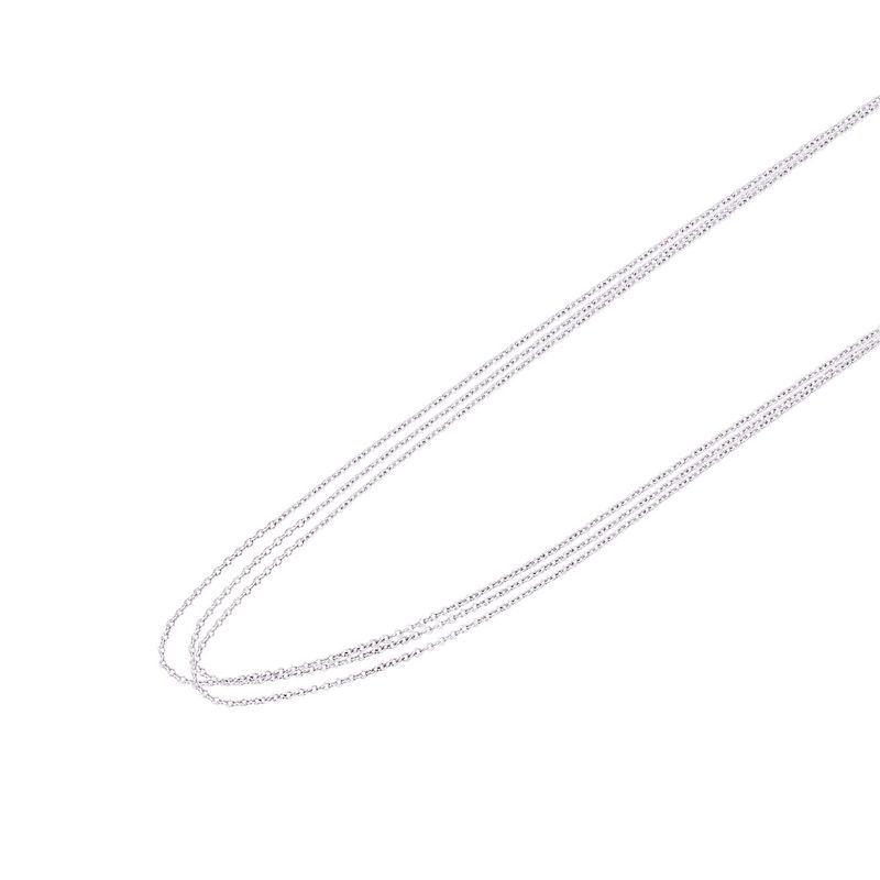 JB JOYAS BARON - Cadena Oro Blanco 18kt Delgada