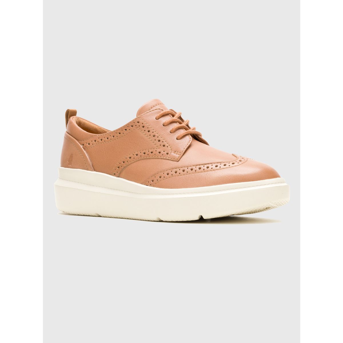 HUSH PUPPIES - Zapato Cuero Mujer Joy Wingtip Camel HUSH PUPPIES