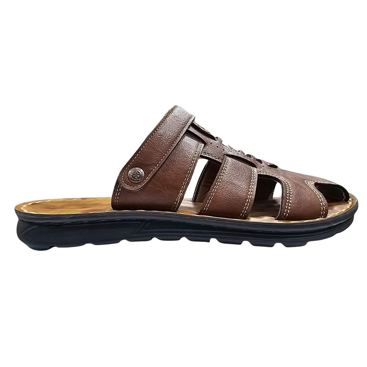 ZAPATILLACHILE - Chalas De Cuero Para Hombre Frescas Y A La Moda