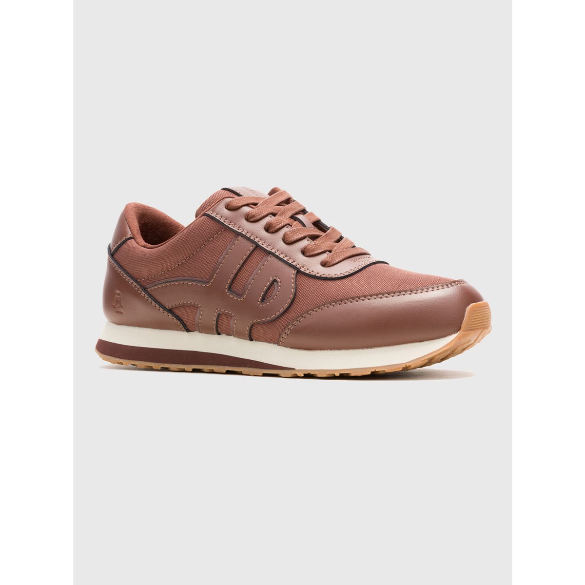HUSH PUPPIES - Zapatilla Cuero Hombre Seventy8 Café HUSH PUPPIES