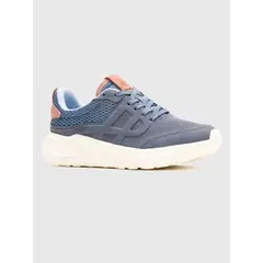 HUSH PUPPIES - Zapatilla Cuero Mujer Svty8 Runner Azul