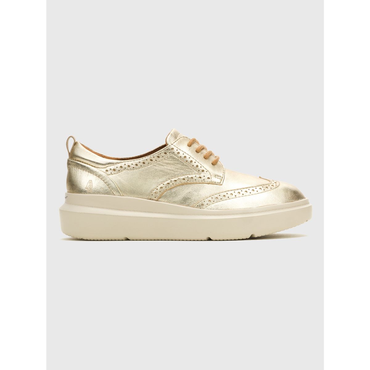 HUSH PUPPIES - Zapato Cuero Mujer Joy Wingtip Dorado HUSH PUPPIES