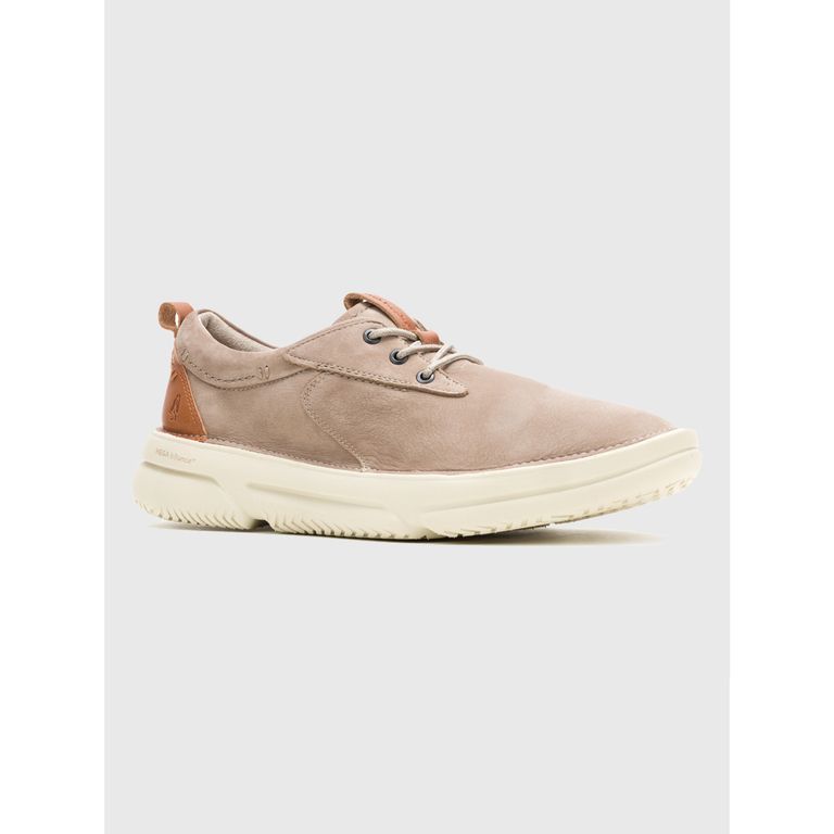 Zapatilla Cuero Hombre Baylor Lace Up Gris