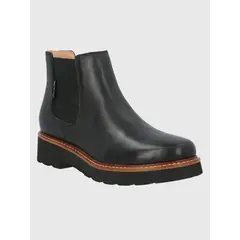 HUSH PUPPIES - Botín Cuero Mujer Bonnie Negro