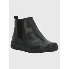 HUSH PUPPIES - Botín Cuero Mujer Ray Negro