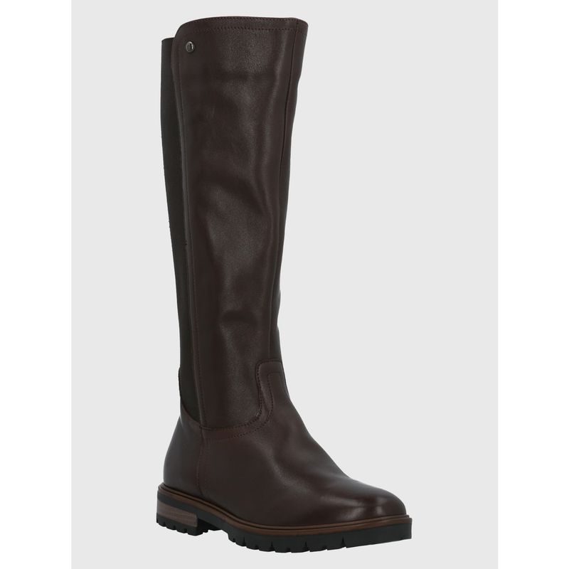 HUSH PUPPIES - Bota Cuero Mujer Edra Negro HUSH PUPPIES