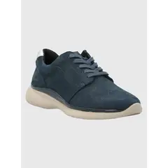 HUSH PUPPIES - Zapatilla Cuero Mujer Goss Azul