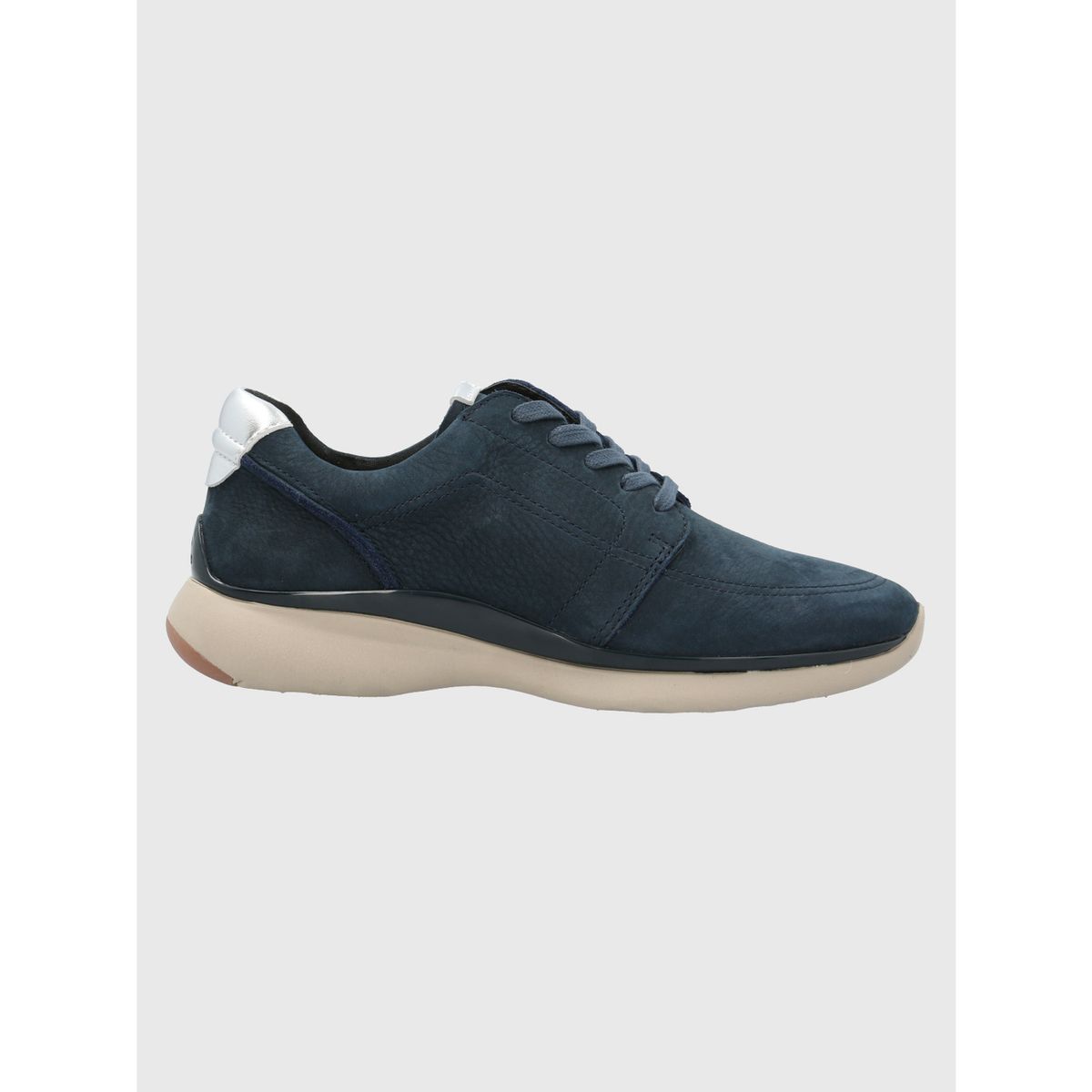 HUSH PUPPIES - Zapatilla Cuero Mujer Goss Azul HUSH PUPPIES