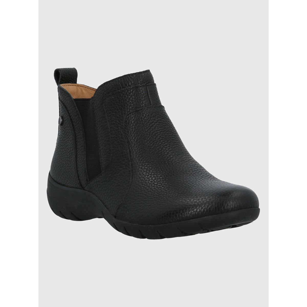 HUSH PUPPIES - Botín Cuero Mujer Ever Negro HUSH PUPPIES