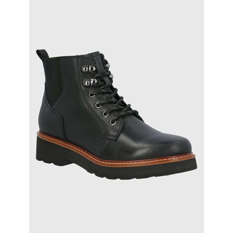 HUSH PUPPIES - Botín Cuero Mujer Didi Negro HUSH PUPPIES