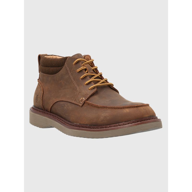 HUSH PUPPIES - Botín Cuero Hombre Vittorio Café HUSH PUPPIES