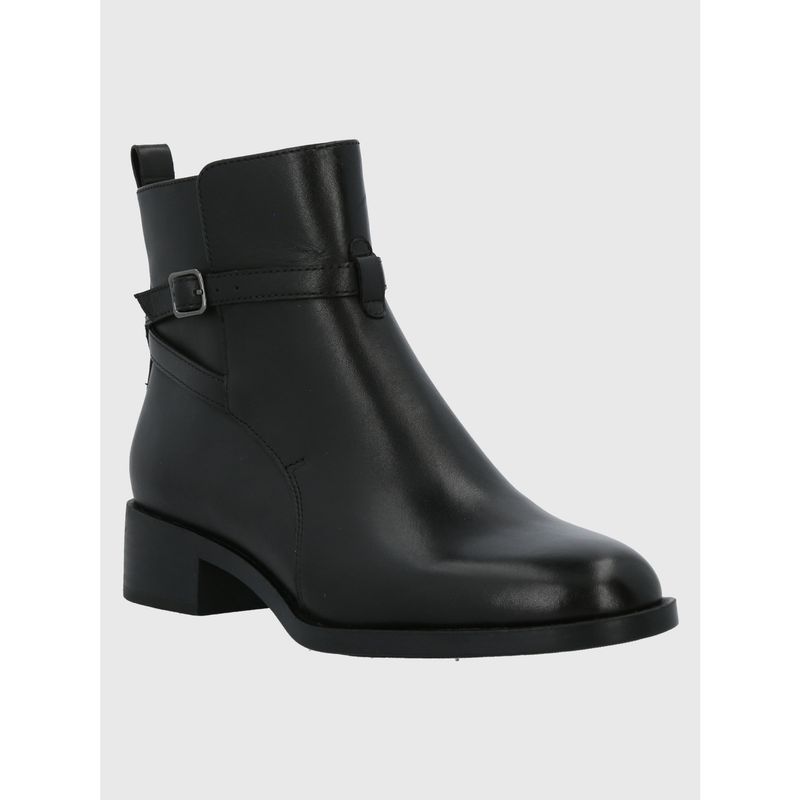 HUSH PUPPIES - Botín Cuero Mujer Ronan Negro HUSH PUPPIES