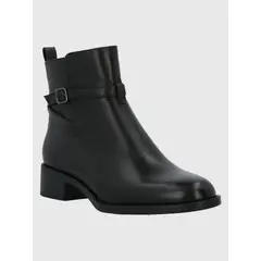 HUSH PUPPIES - Botín Cuero Mujer Ronan Negro