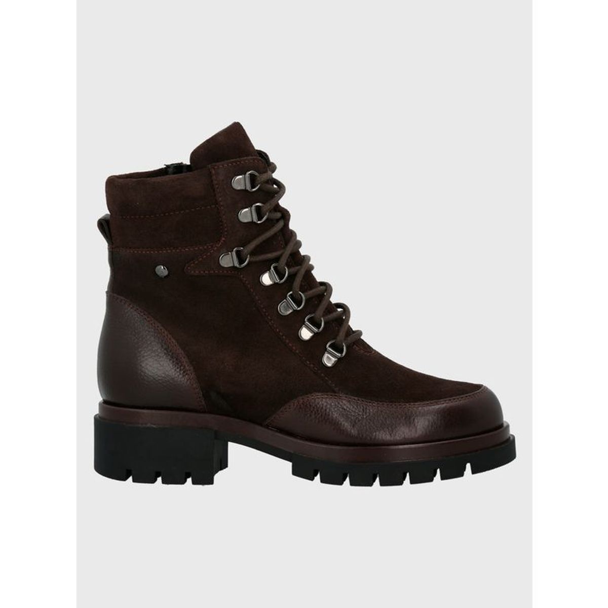HUSH PUPPIES - Botín Cuero Mujer Holborn Café Oscuro HUSH PUPPIES