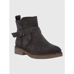 HUSH PUPPIES - Botín Cuero Mujer Galla Gris