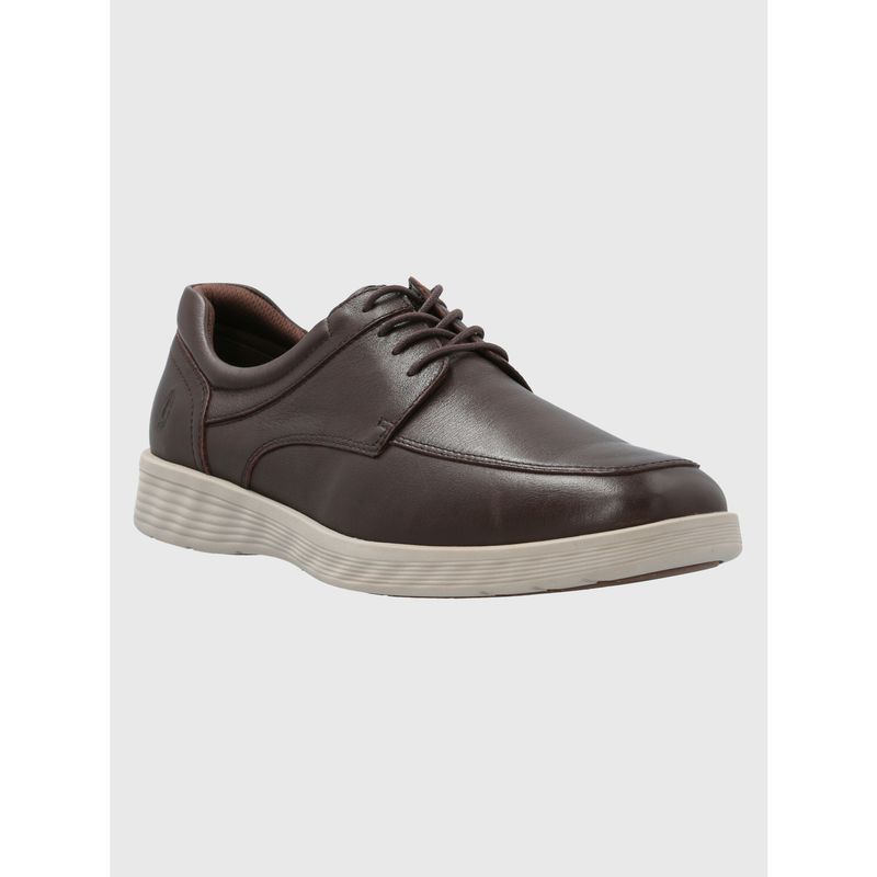 HUSH PUPPIES - Zapato Cuero Hombre Spinal Center Café HUSH PUPPIES