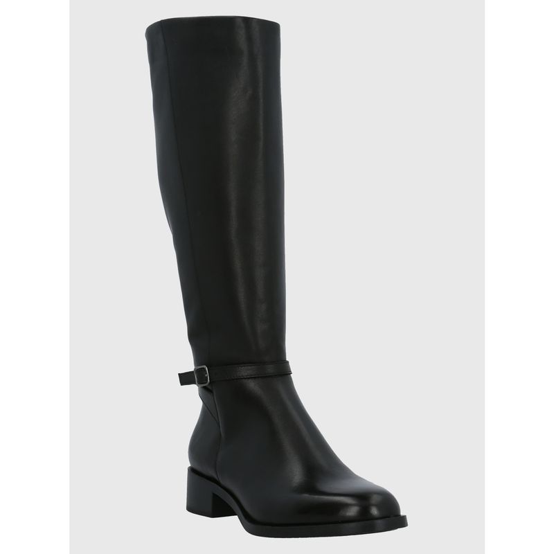 HUSH PUPPIES - Bota Cuero Mujer Kyla Negro HUSH PUPPIES