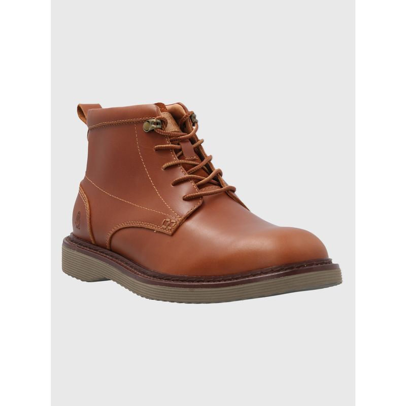 HUSH PUPPIES - Botín Cuero Hombre Philippo Café HUSH PUPPIES