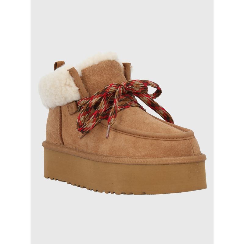 HUSH PUPPIES - Botín Cuero Mujer Arlo Café HUSH PUPPIES