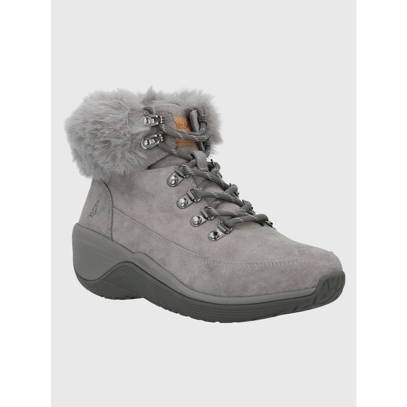 HUSH PUPPIES - Botín Cuero Mujer Spinal Rug Alpine Gris HUSH PUPPIES