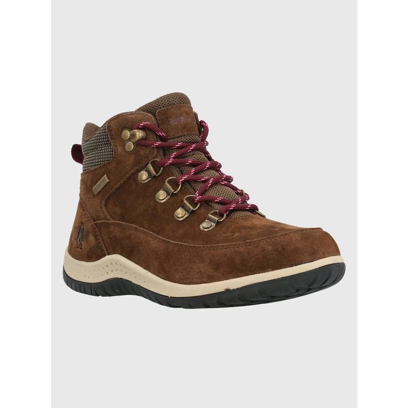 HUSH PUPPIES - Botín Cuero Mujer Emur Café HUSH PUPPIES