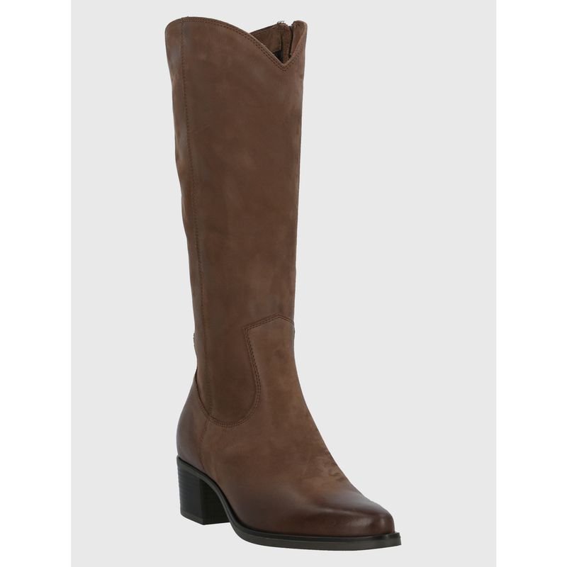 HUSH PUPPIES - Bota Cuero Mujer Skyler Café HUSH PUPPIES