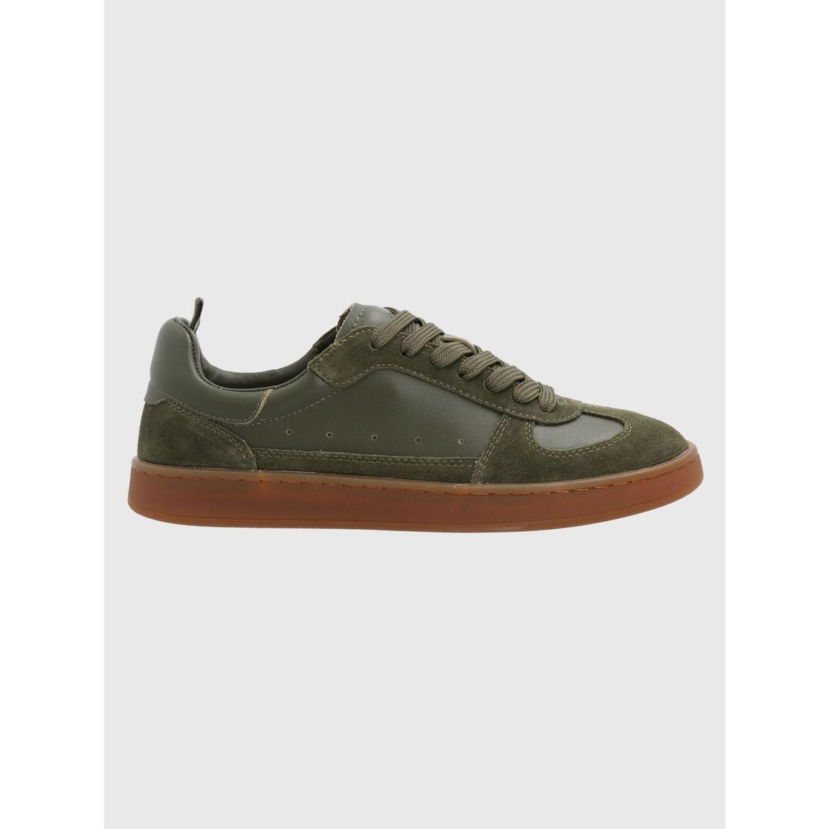 HUSH PUPPIES - Zapatilla Cuero Mujer Dallas Verde HUSH PUPPIES