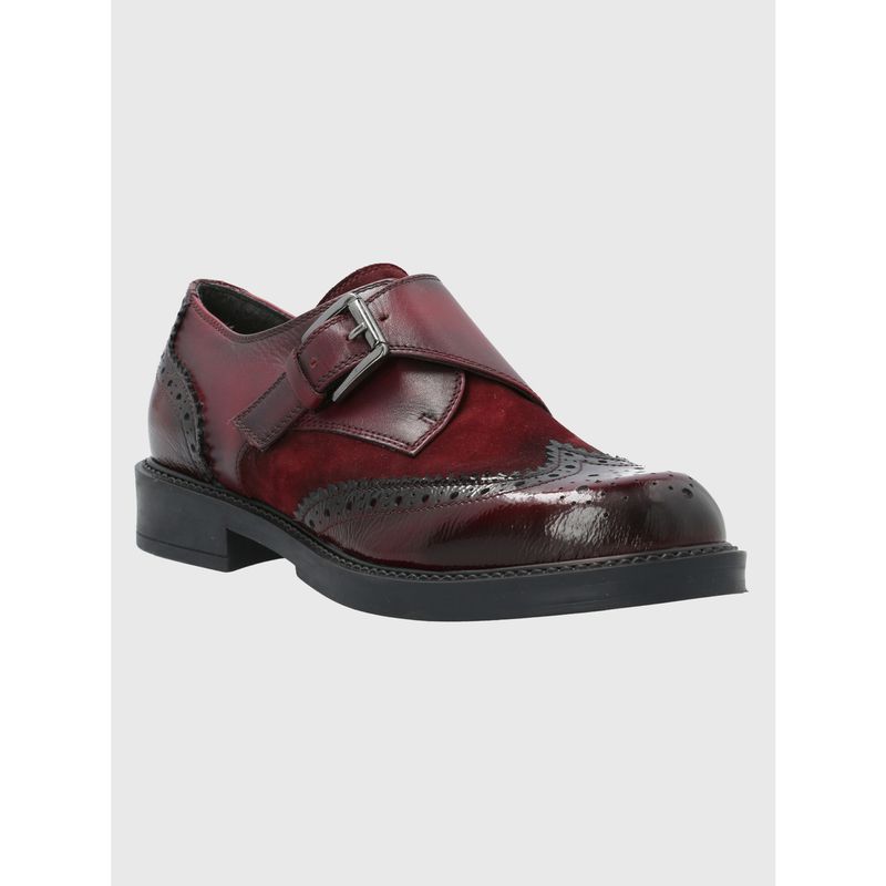 HUSH PUPPIES - Zapato Cuero Mujer Tyloor Burdeo HUSH PUPPIES