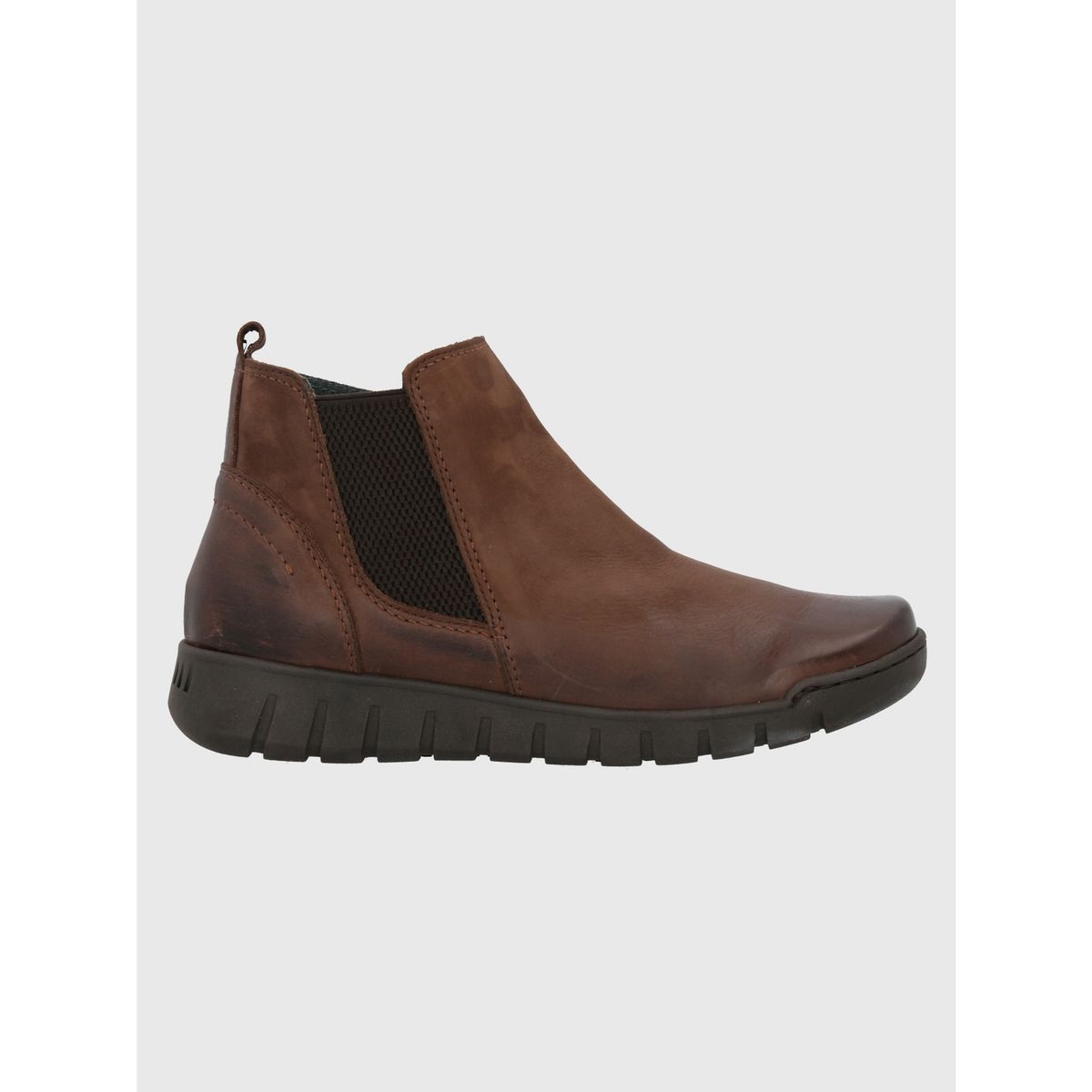 HUSH PUPPIES - Botín Cuero Mujer Ray Café Oscuro HUSH PUPPIES