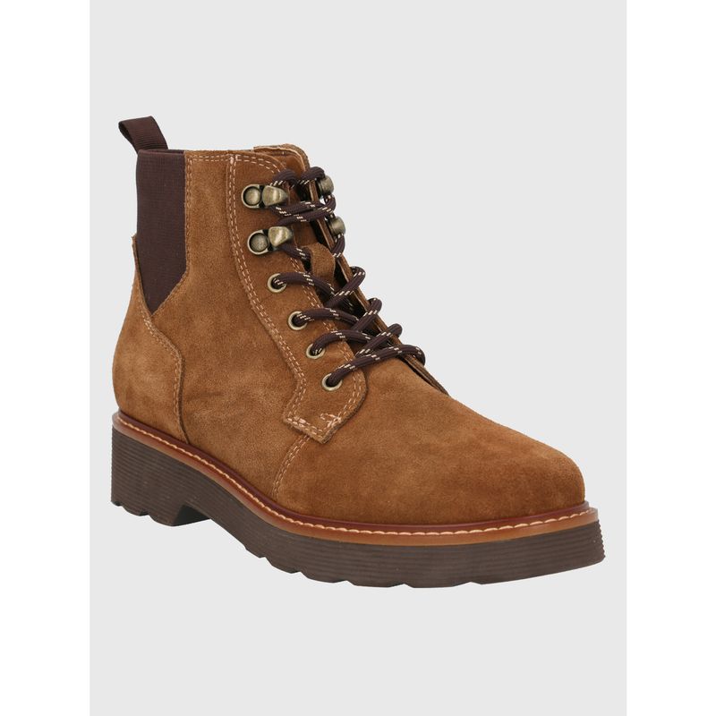 HUSH PUPPIES - Botín Cuero Mujer Didi Café Claro HUSH PUPPIES