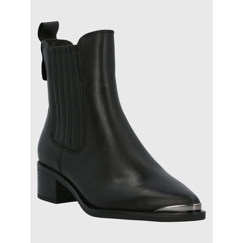 HUSH PUPPIES - Botín Cuero Mujer Dorothea Negro HUSH PUPPIES