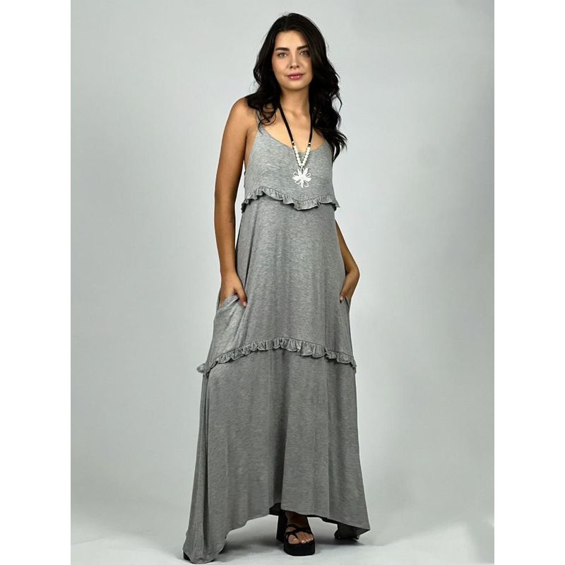 ENIGMATICA BOUTIQUE - Vestido Seccionado Faroleado Verde Enigmática Boutique