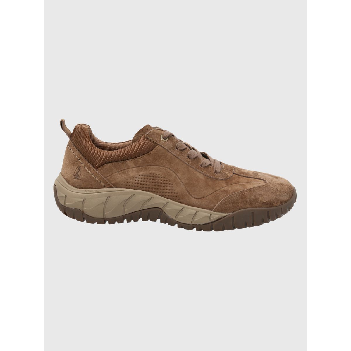 HUSH PUPPIES - Zapatilla Cuero Hombre Morrin Café Claro HUSH PUPPIES