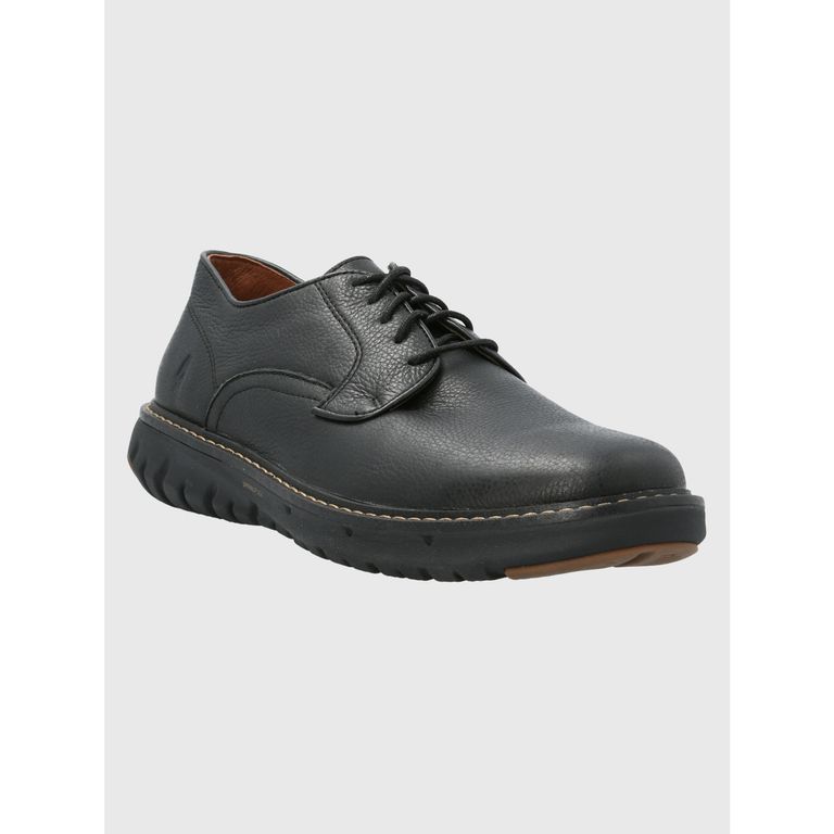 Zapato Cuero Hombre Smart Oxford Negro