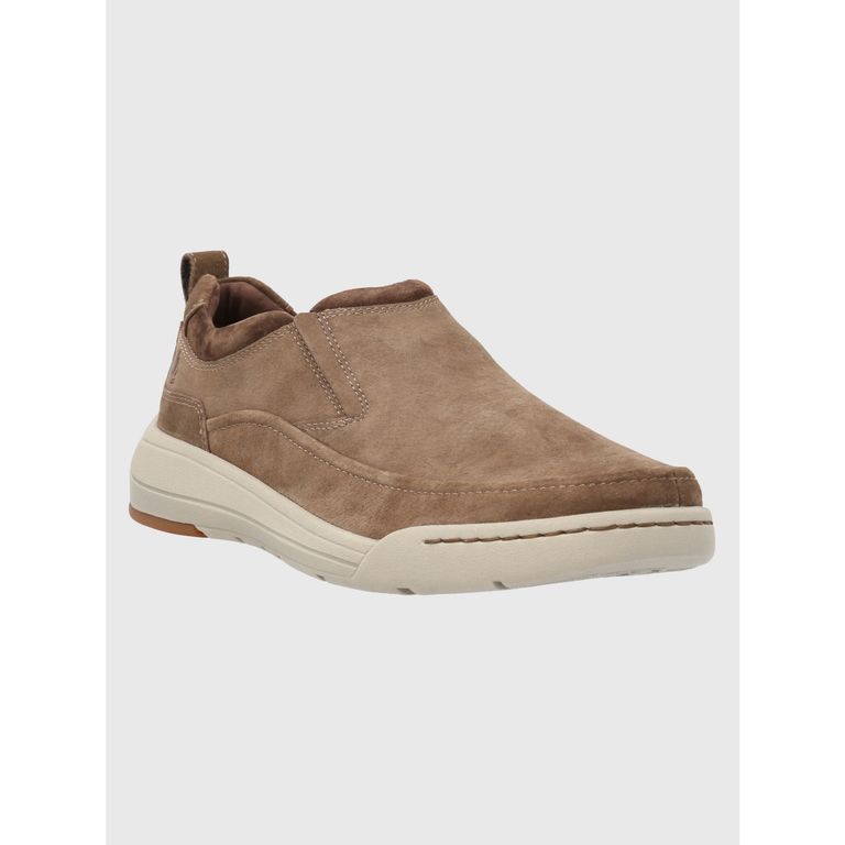 Zapato Cuero Hombre Hunt Café Oscuro