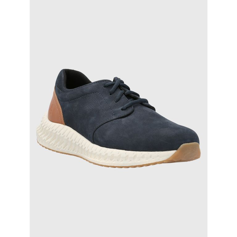 Zapatilla Cuero Hombre Spinal Discover Azul