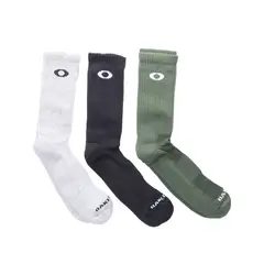 OAKLEY - Tripack Calcetines Essential Crew Multicolor