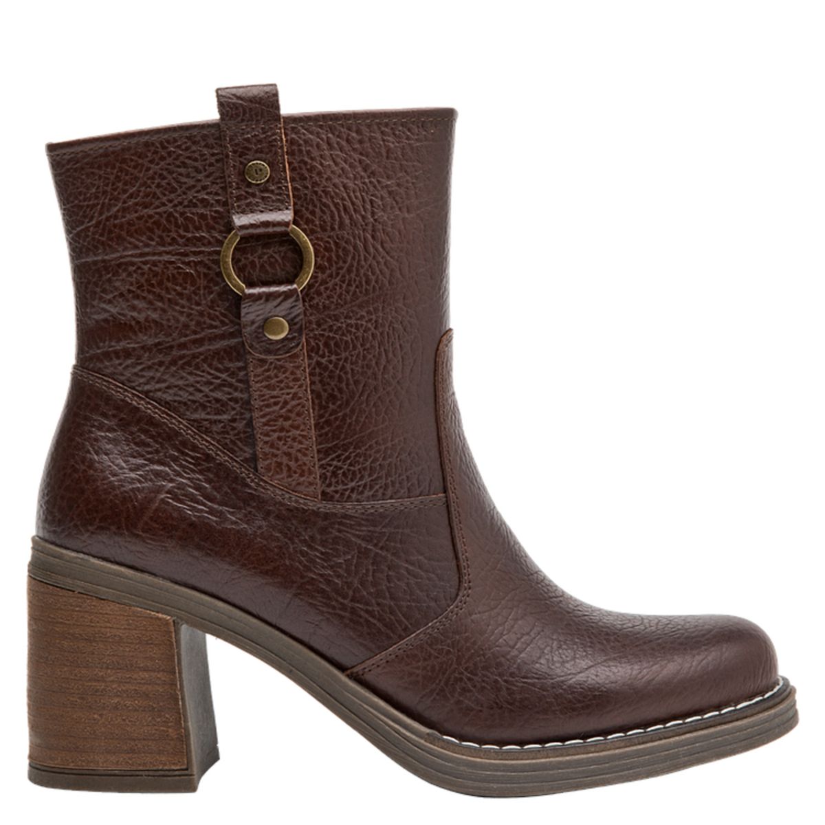 POLLINI - Botín Casual Mujer Marrón Pollini