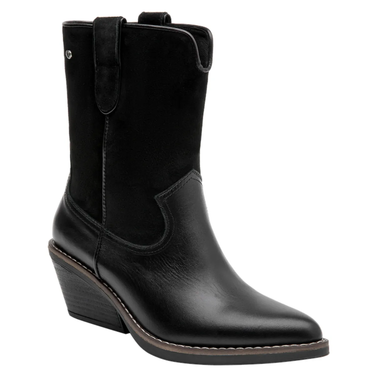 POLLINI - Bota Casual Mujer Negro Pollini