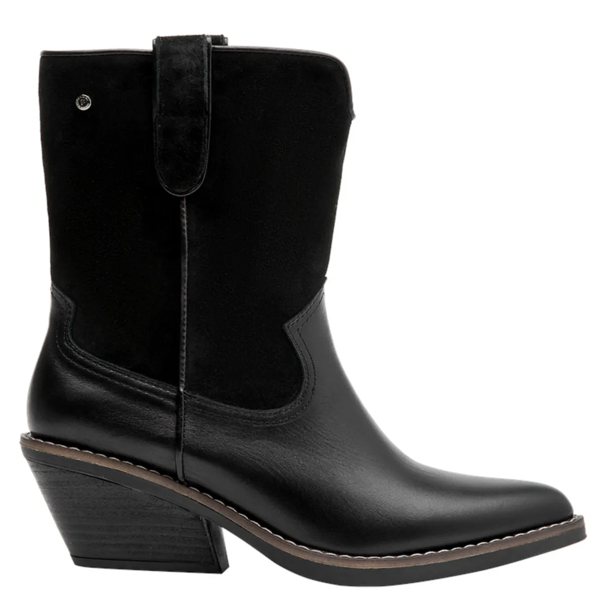 POLLINI - Bota Casual Mujer Negro Pollini