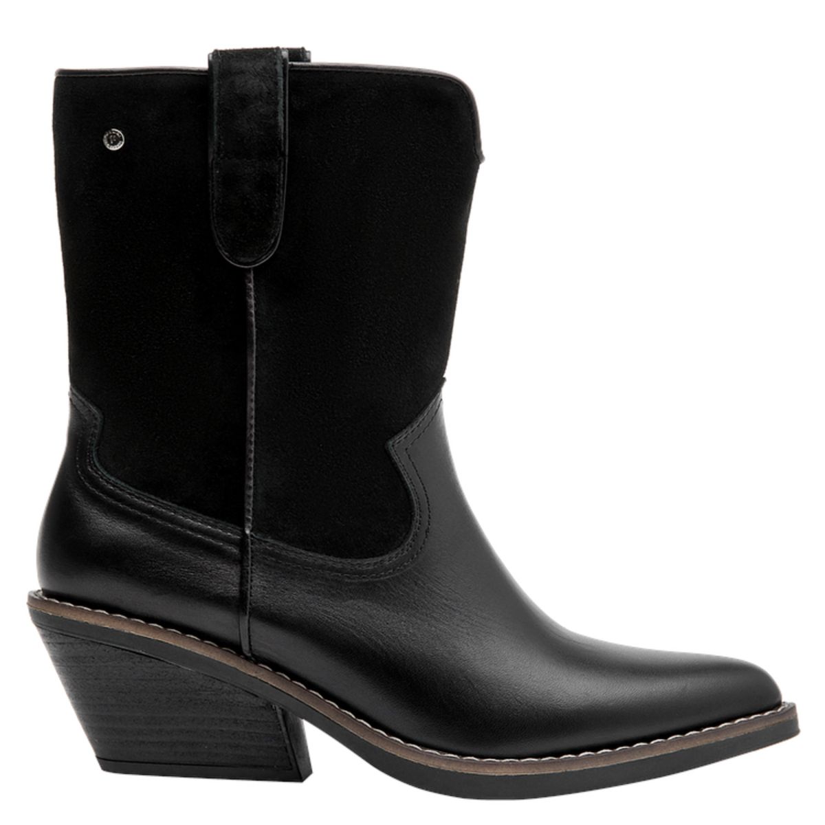 POLLINI - Bota Casual Mujer Negro Pollini