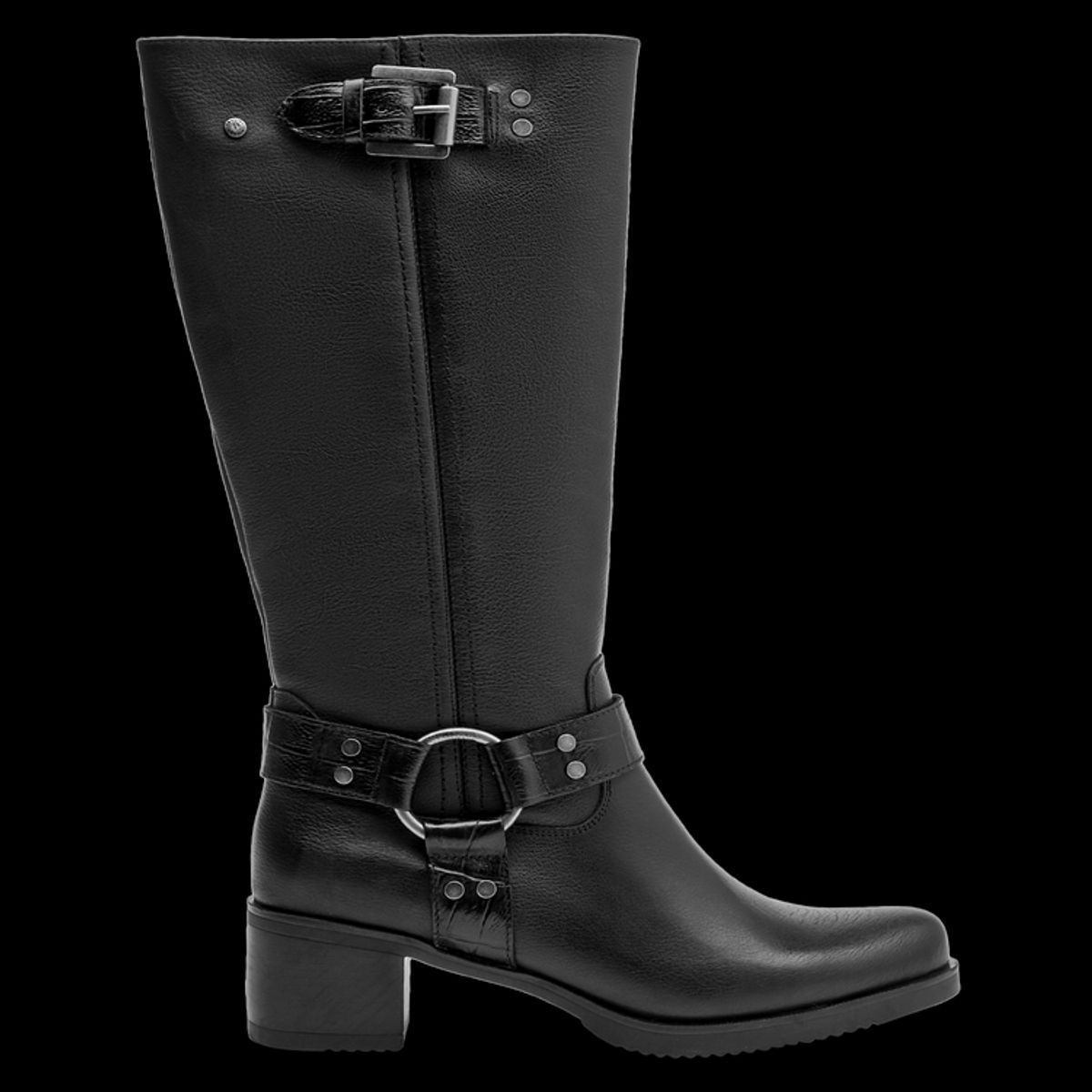 POLLINI - Bota Casual Mujer Negro Pollini